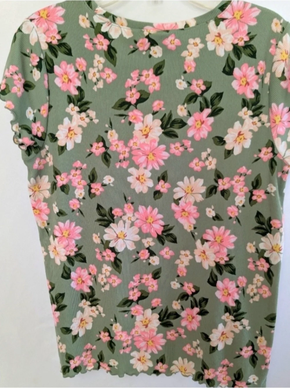 Place Tween Floral Tee & Denim Skirt Set - Park Day Vibes!